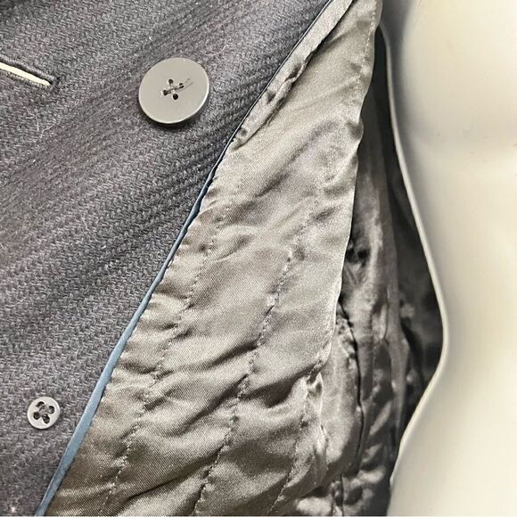 Gap Womens Navy Pea coat with pockets Size Medium - Picture 5 of 16